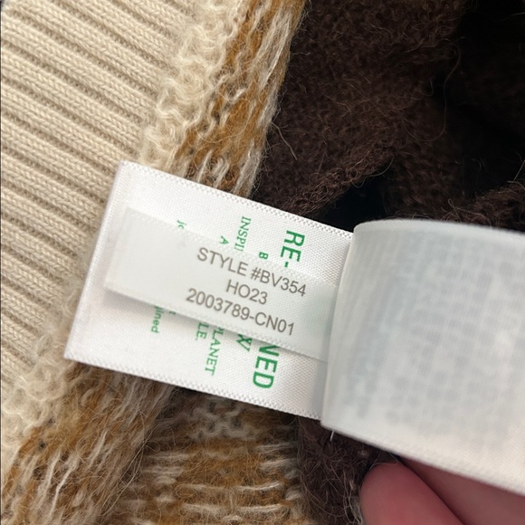 J. Crew Fair Isle Cardigan Sweater in brushed yarn - Picture 10 of 10